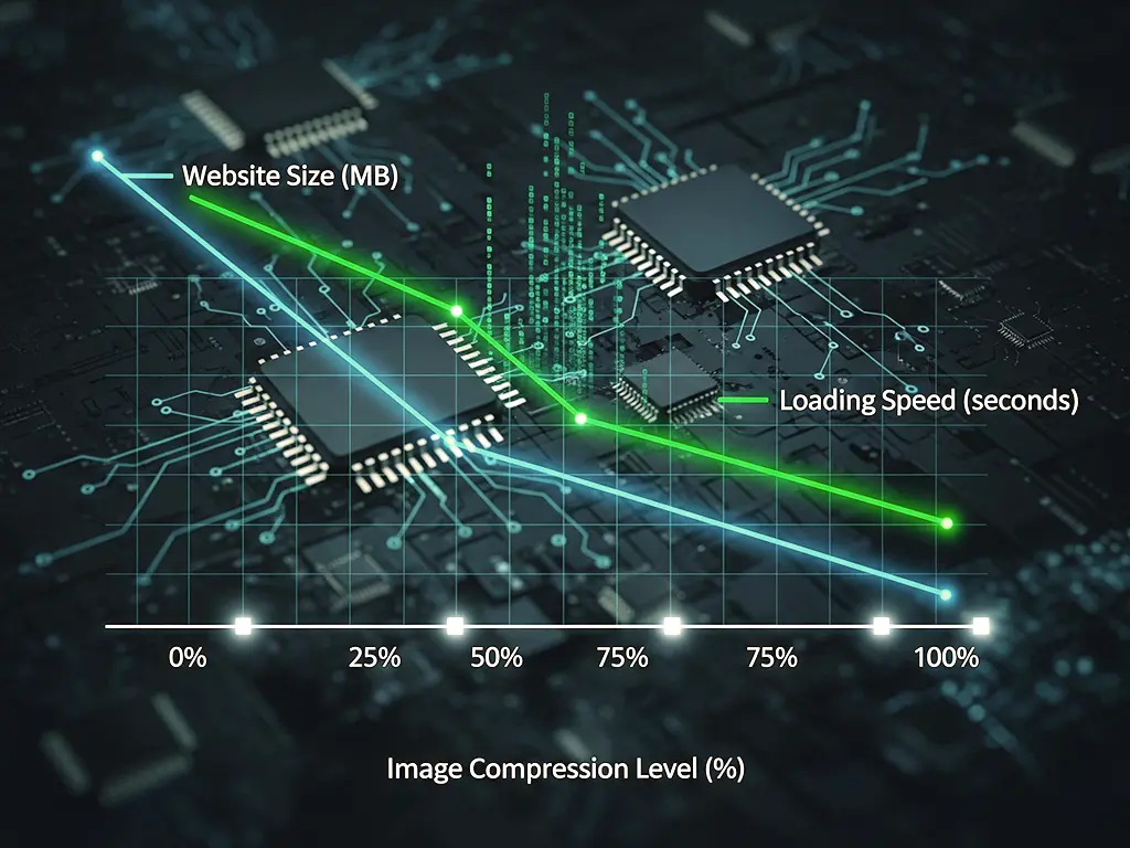 The impact of compression on image optimisation for WordPress and WooCommerce. The impact of compression on image optimisation for WordPress and WooCommerce.