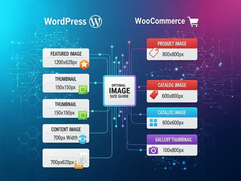 Optimal image sizes in WordPress and WooCommerce.